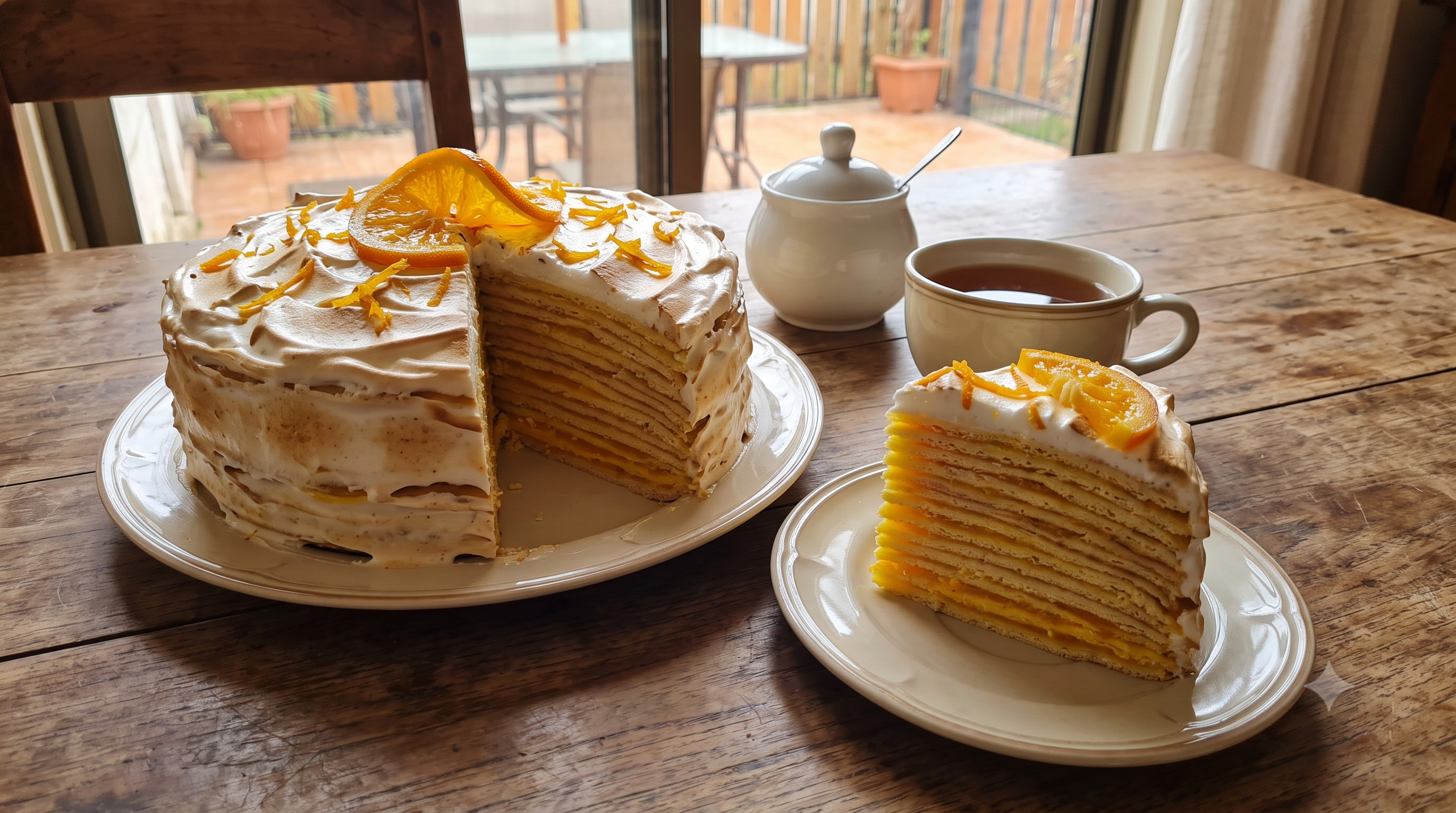 TORTA PANQUEQUE NARANJA