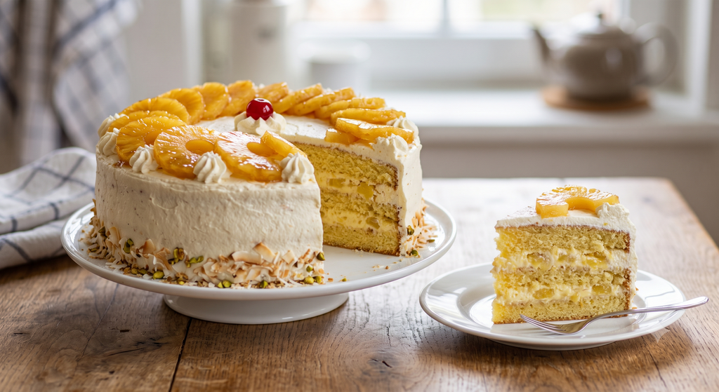 TORTA PIÑA CREMA
