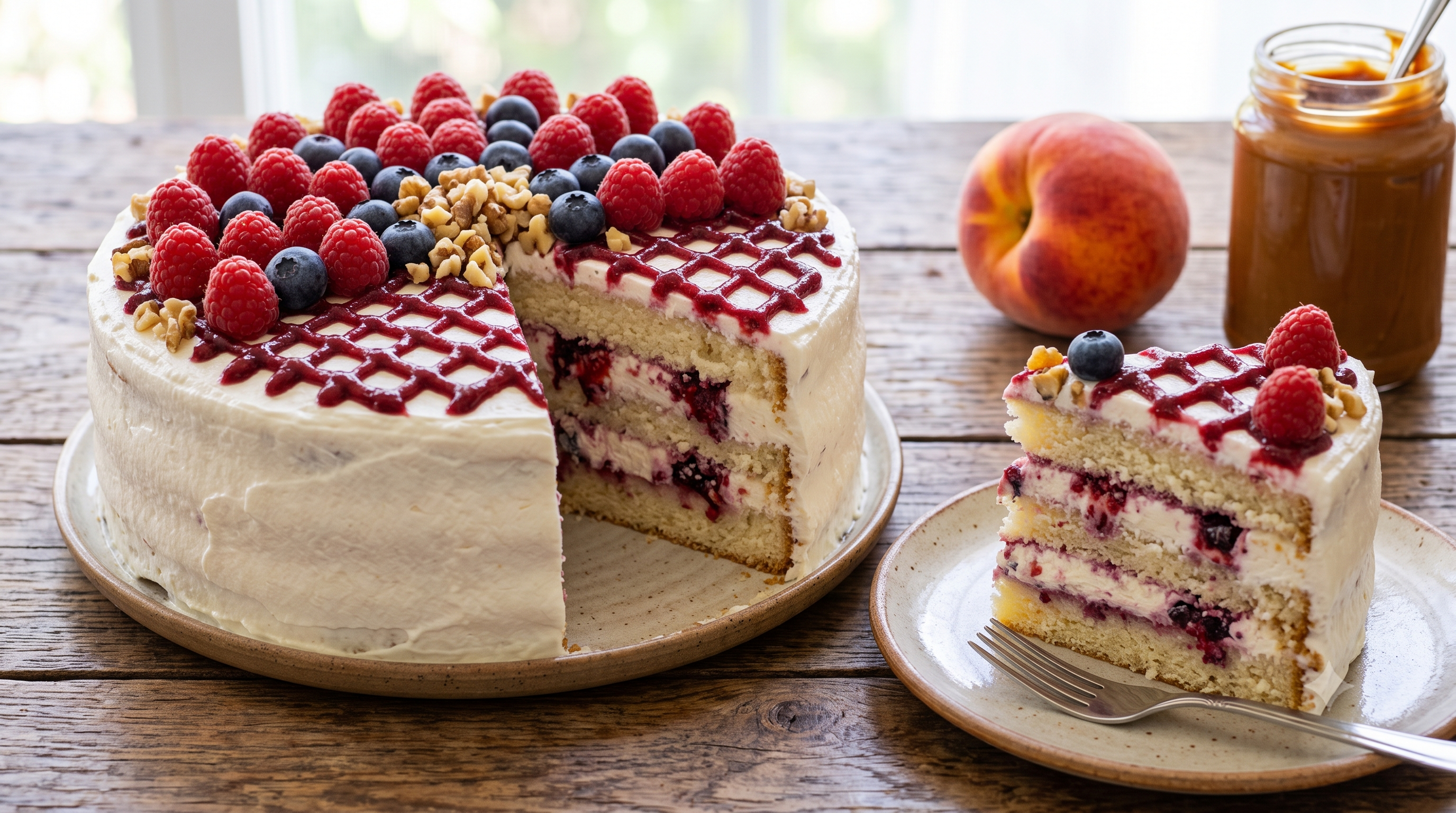 TORTA MERENGUE FRAMBUESA