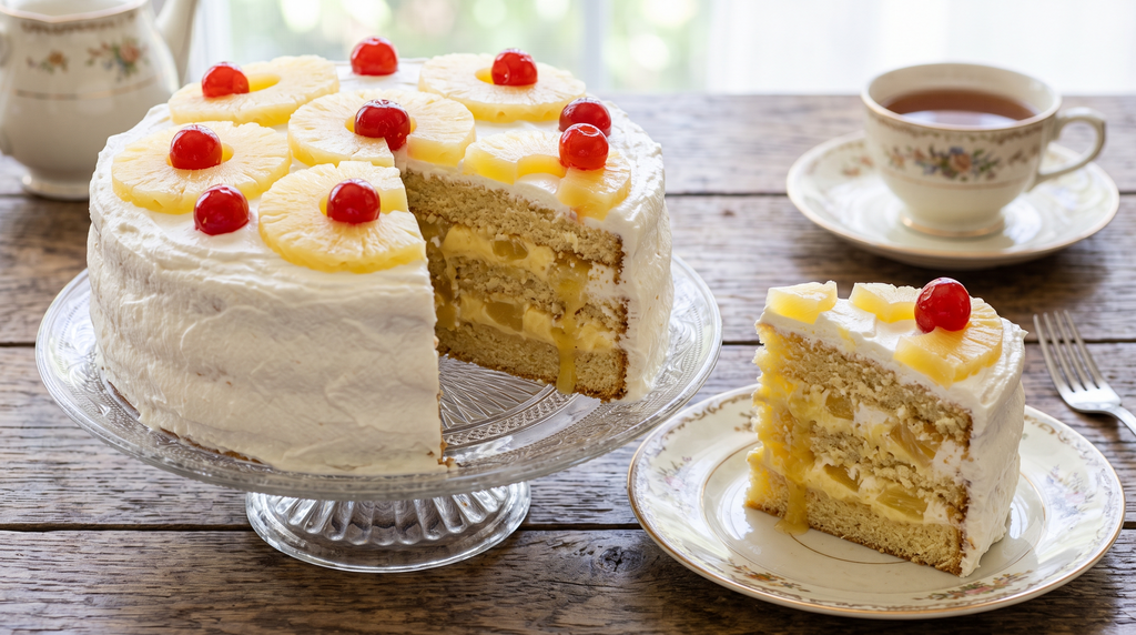 TORTA PIÑA CREMA