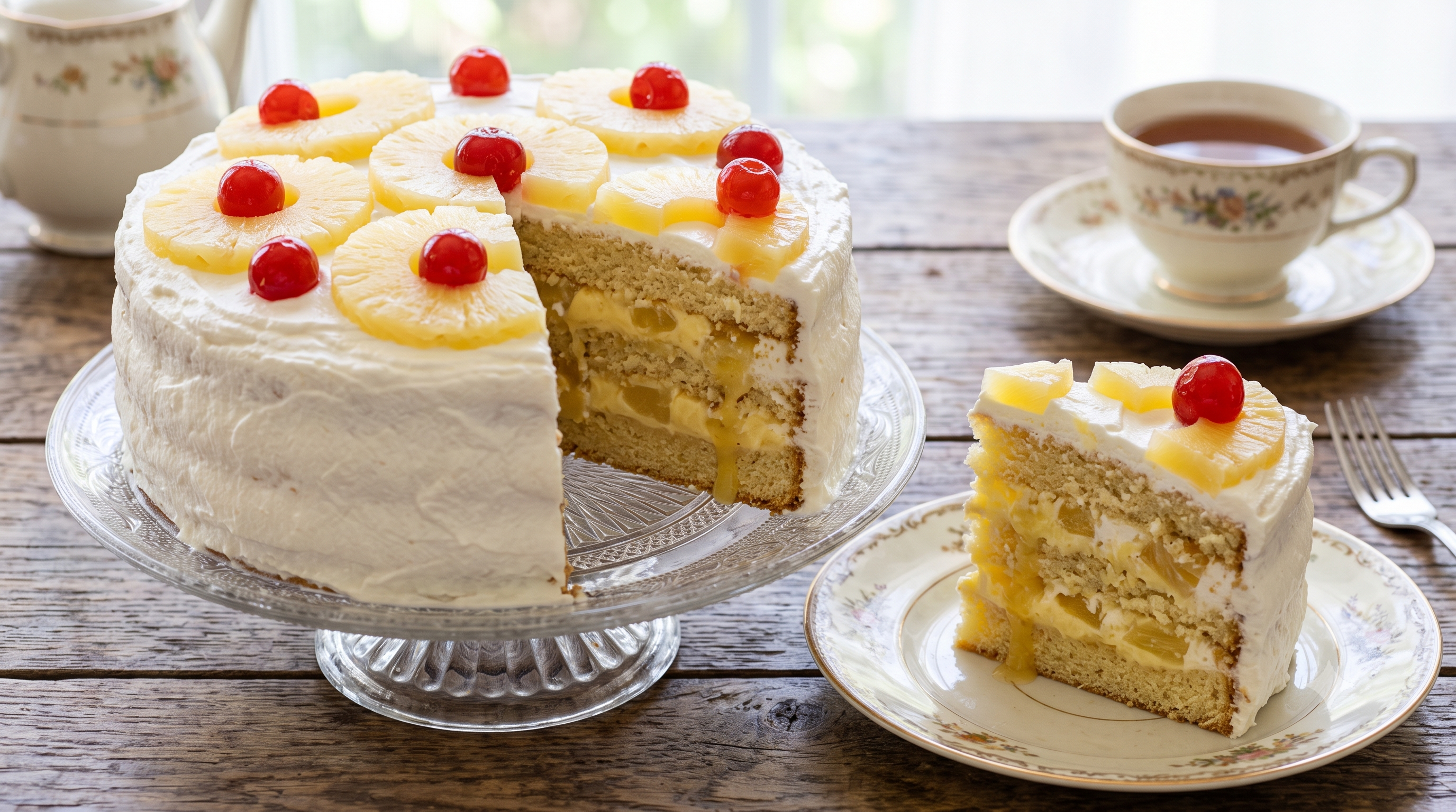 TORTA PIÑA CREMA